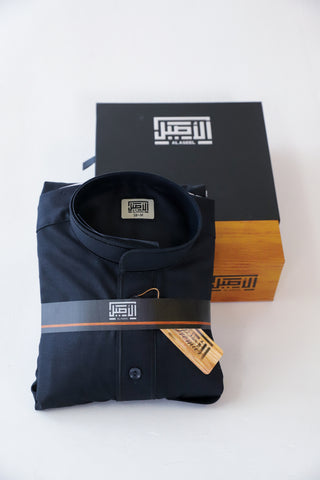 Al Aseel Thobe Black Embroidered Al Aseel Thobe Black Embroidered