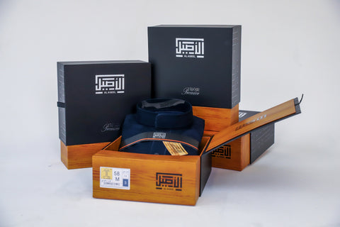 Al Aseel Thobe Black Embroidered Al Aseel Thobe Black Embroidered