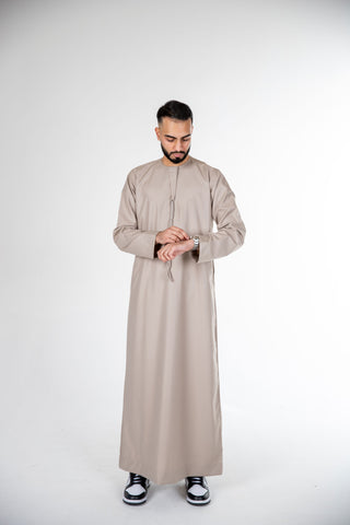 BOYS PREMIUM EMIRATI THOBES - BEIGE BOYS PREMIUM EMIRATI THOBES - BEIGE