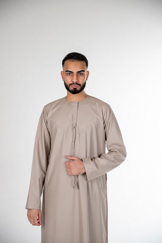 BOYS PREMIUM EMIRATI THOBES - BEIGE BOYS PREMIUM EMIRATI THOBES - BEIGE
