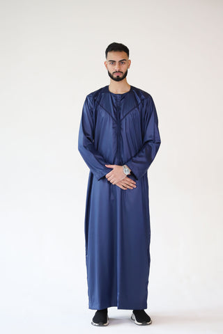 Navy Blue Emarati Thobes Navy Blue Emarati Thobes