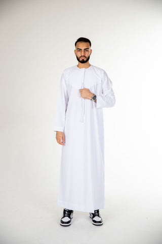 BOYS PREMIUM EMIRATI THOBES - WHITE BOYS PREMIUM EMIRATI THOBES - WHITE