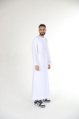 BOYS PREMIUM EMIRATI THOBES - WHITE BOYS PREMIUM EMIRATI THOBES - WHITE