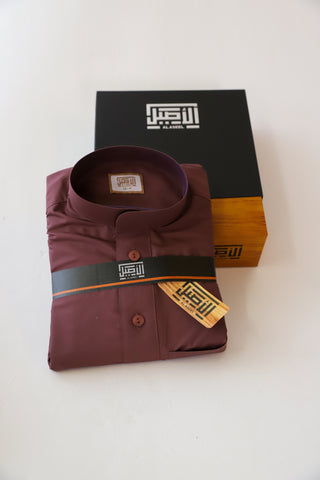 Al Aseel Thobe Maroon Al Aseel Thobe Maroon