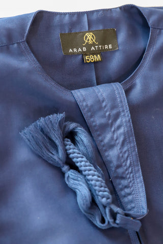ARAB ATTIRE PREMIUM EMIRATI THOBES - NAVY BLUE ARAB ATTIRE PREMIUM EMIRATI THOBES - NAVY BLUE