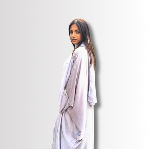 Dusty Mauve Laylah Embellished Abaya Dusty Mauve Laylah Embellished Abaya