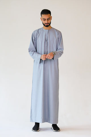 BOYS PREMIUM EMIRATI THOBES - GREY BOYS PREMIUM EMIRATI THOBES - GREY