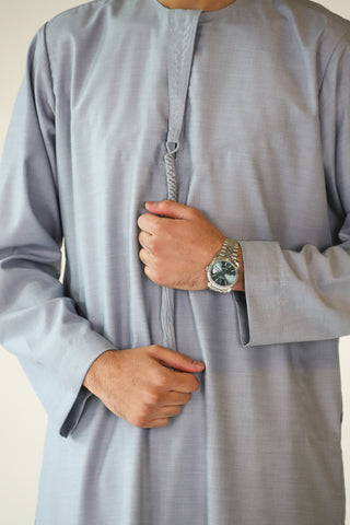 BOYS PREMIUM EMIRATI THOBES - GREY BOYS PREMIUM EMIRATI THOBES - GREY