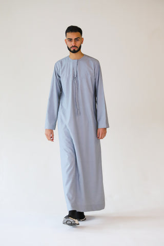 BOYS PREMIUM EMIRATI THOBES - GREY BOYS PREMIUM EMIRATI THOBES - GREY