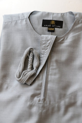 BOYS PREMIUM EMIRATI THOBES - GREY BOYS PREMIUM EMIRATI THOBES - GREY