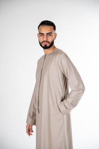 BOYS PREMIUM EMIRATI THOBES - BEIGE