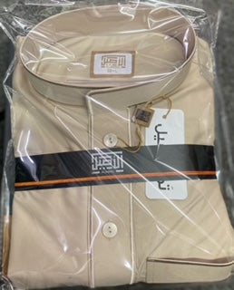 Al Aseel Thobe Beige with Embroidery