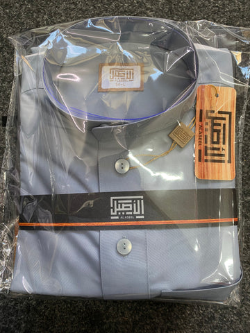 Al Aseel Light Grey with Buttons