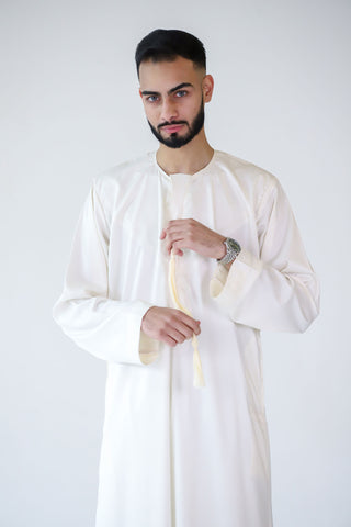 Cream Emarati Thobes