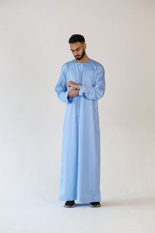 Sky Blue Emarati Thobes