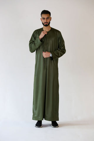 Dark Green Emarati Thobes