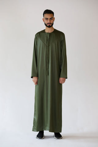 Dark Green Emarati Thobes