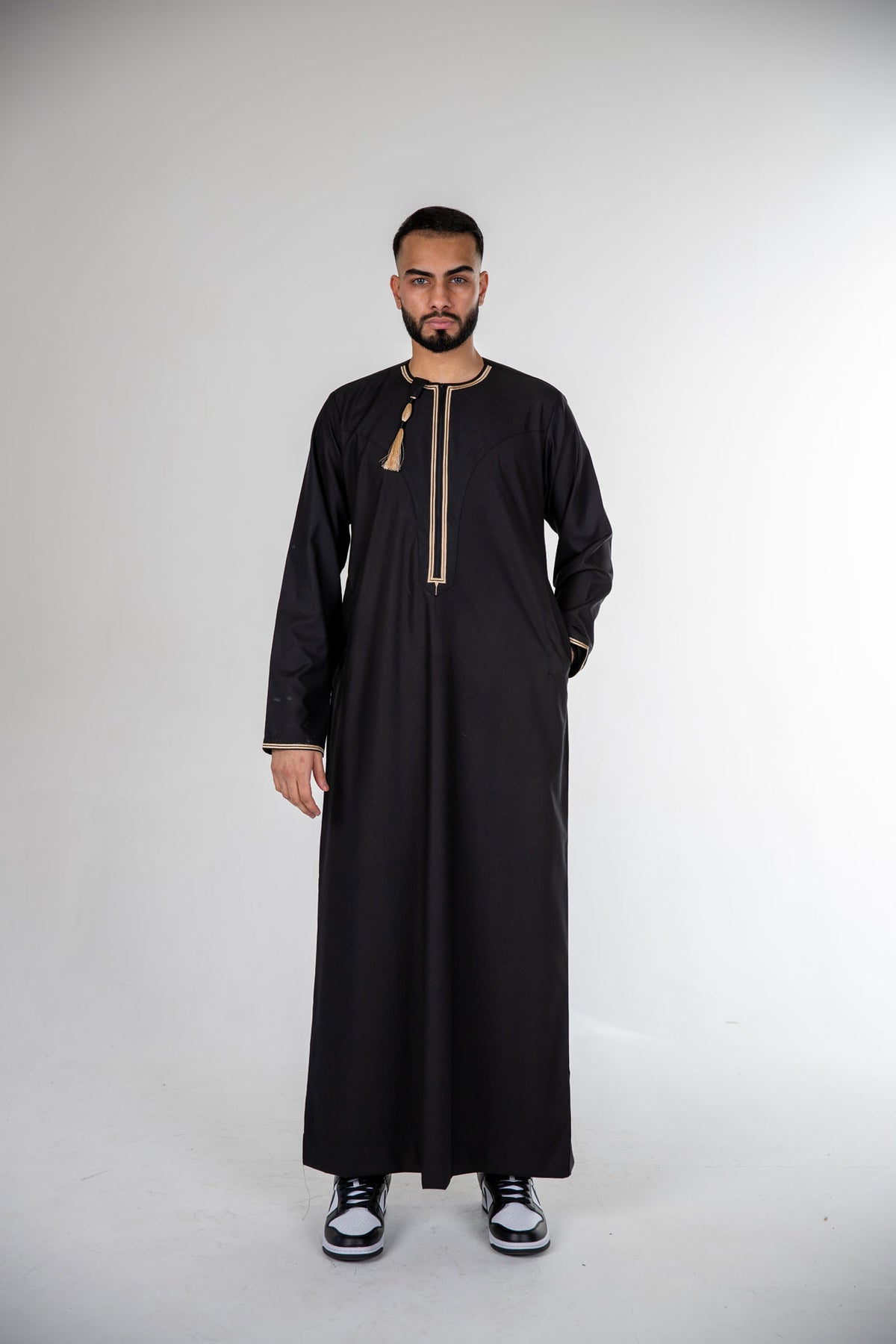 PREMIUM OMANI THOBES - BLACK