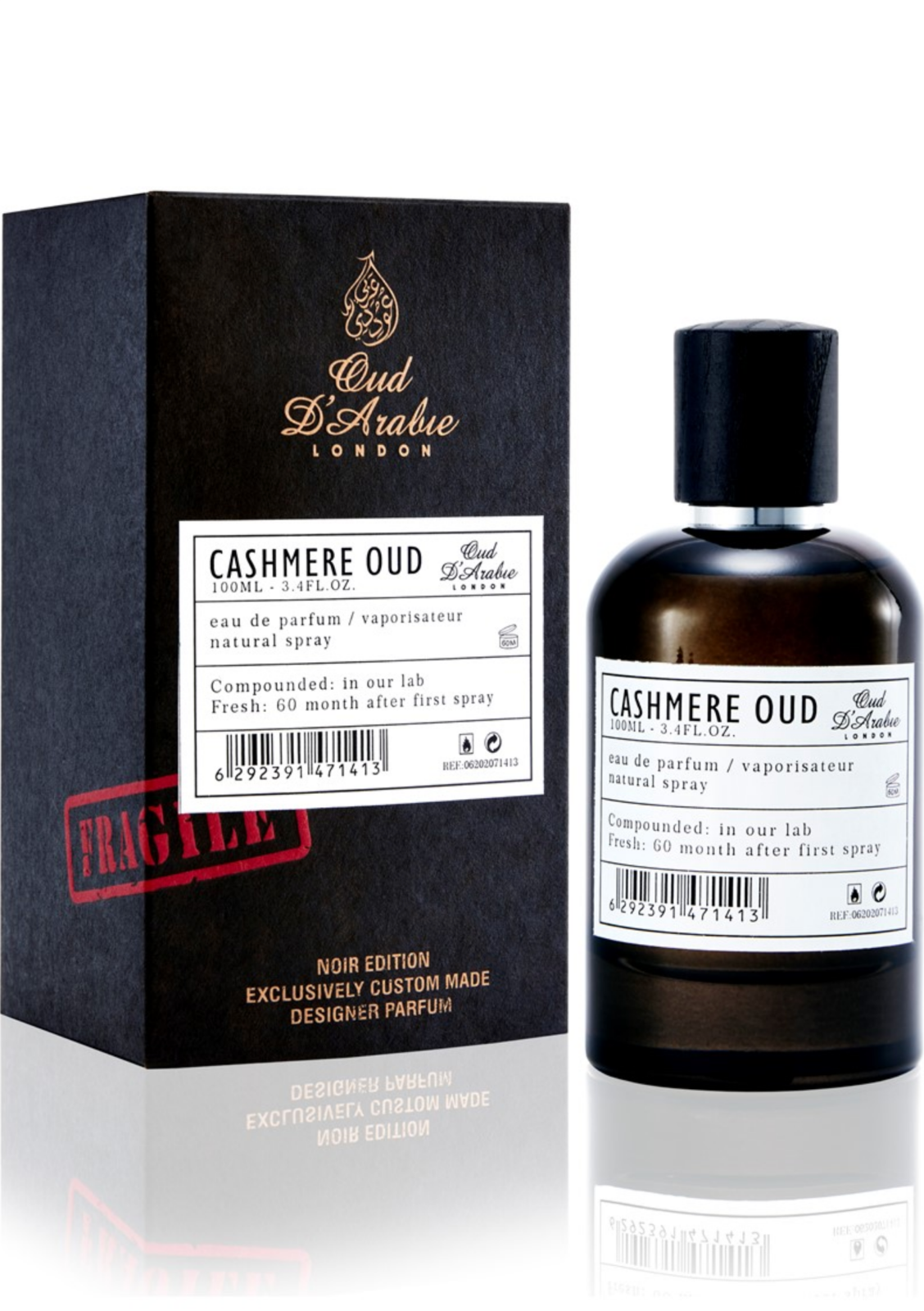 Cashmere Oud 100ml EDP Perfume by Oud D’Arabie London (Private Collection)