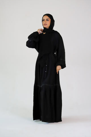 Black Closed Abaya