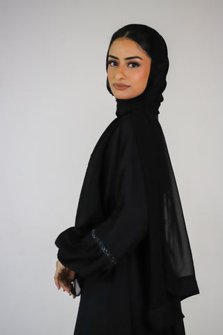 Black Closed Abaya