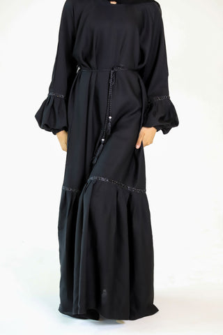 Black Closed Abaya