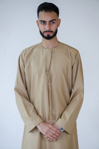 BOYS PREMIUM EMIRATI THOBES - GOLD