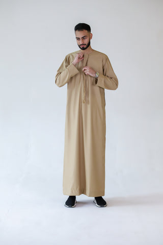 BOYS PREMIUM EMIRATI THOBES - GOLD