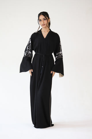 Luxury Premium Embellished Black Abaya