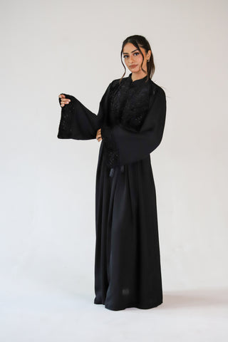 Luxury Premium Embellished Velvet top Abaya