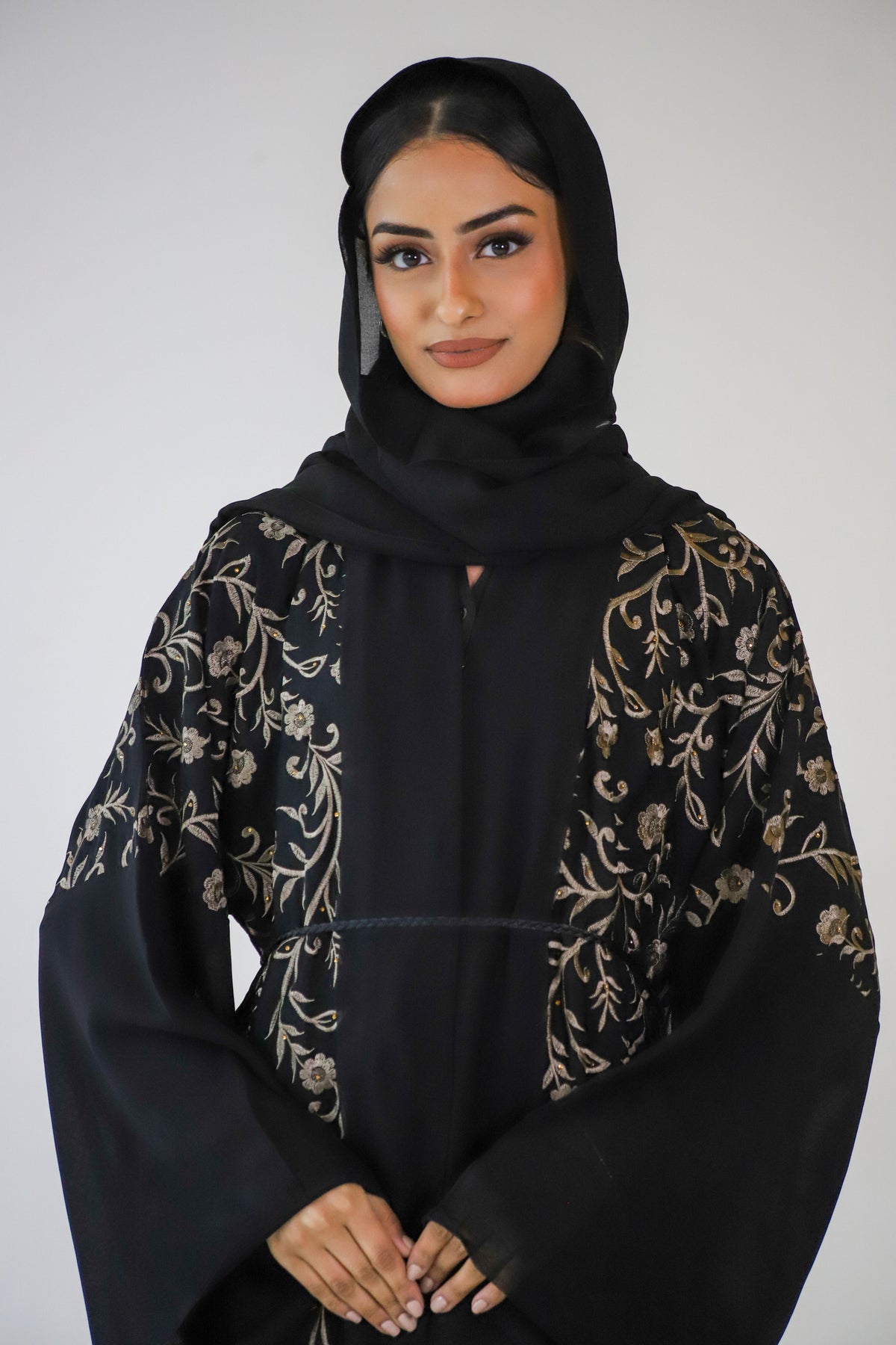 Maaris Embroidery Abaya