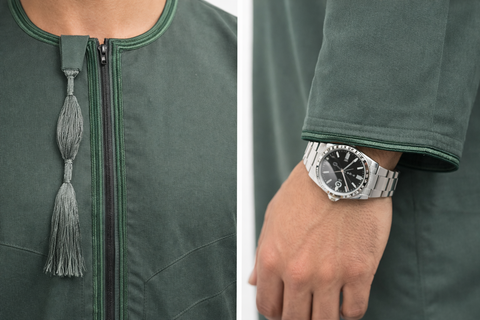 PREMIUM OMANI THOBES - EMARALD GREEN