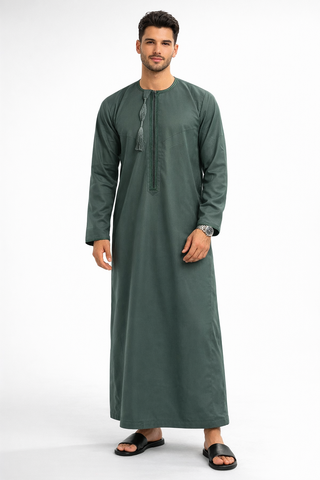 PREMIUM OMANI THOBES - EMARALD GREEN
