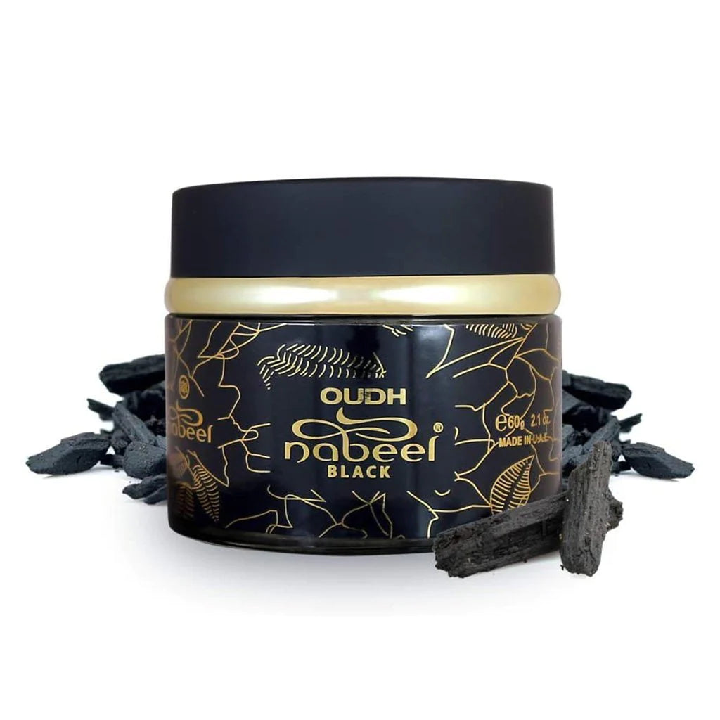 Oudh Nabeel Black Incense 60g