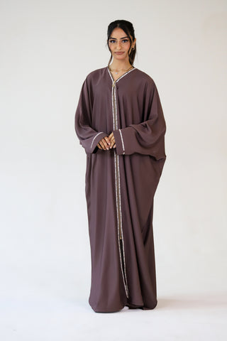 Elegant Zip Abaya